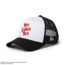 画像1: NEW ERA  9FORTY A-Frame トラッカー Coca-Cola designed by Kosuke Kawamura コカ・コーラ ホワイト/ブラック (1)