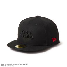 画像1: NEW ERA  59FIFTY Coca-Cola designed by Kosuke Kawamura コカ・コーラ Coke is it ブラック (1)