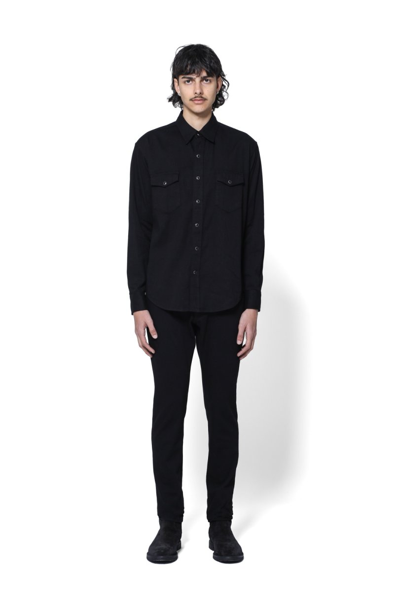 画像8: MINEDENIM  LO.Black Denim Western SH  (8)