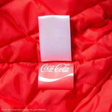 画像9: NEW ERA  ナイロン バーシティジャケット Coca-Cola コカ・コーラ スカーレット (9)
