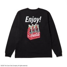 画像4: NEW ERA  長袖 ウォッシュド コットン Tシャツ Coca-Cola コカ・コーラ ブラック (4)