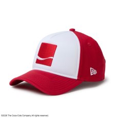 画像1: NEW ERA  9FORTY A-Frame Coca-Cola コカ・コーラ ホワイト/スカーレット (1)