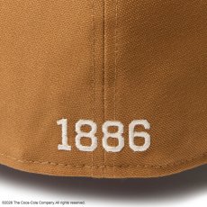 画像9: NEW ERA  59FIFTY Coca-Cola コカ・コーラ ライトブロンズ/ウィート (9)