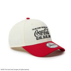 画像5: NEW ERA  9FORTY Coca-Cola コカ・コーラ クロームホワイト/スカーレット (5)