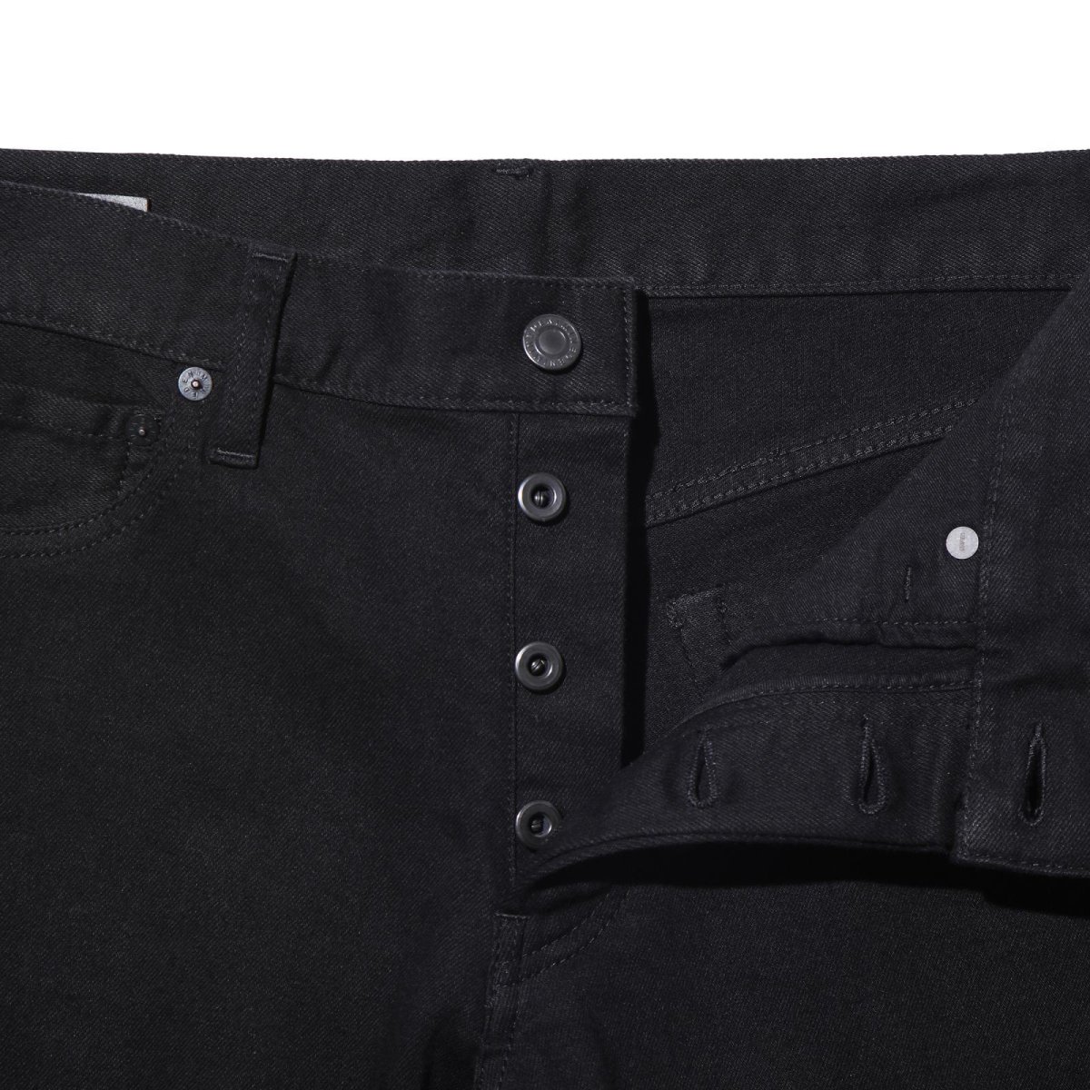 画像5: MINEDENIM  Black STR Denim S.Slim OWS  (5)