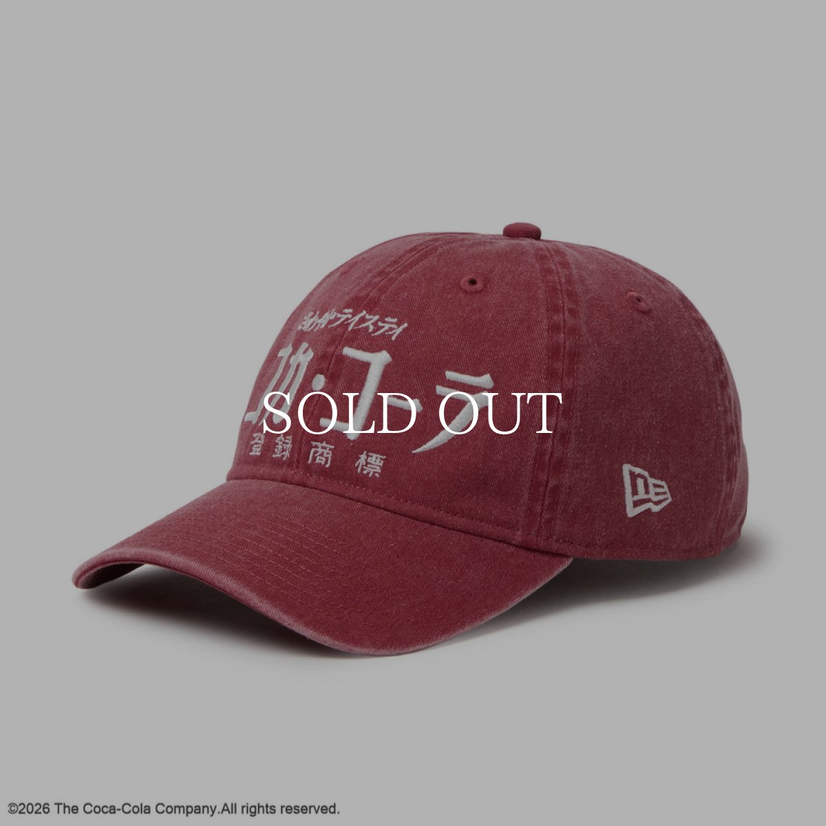画像1: NEW ERA  9TWENTY Coca-Cola コカ・コーラ アシッドウォッシュ ラセット (1)