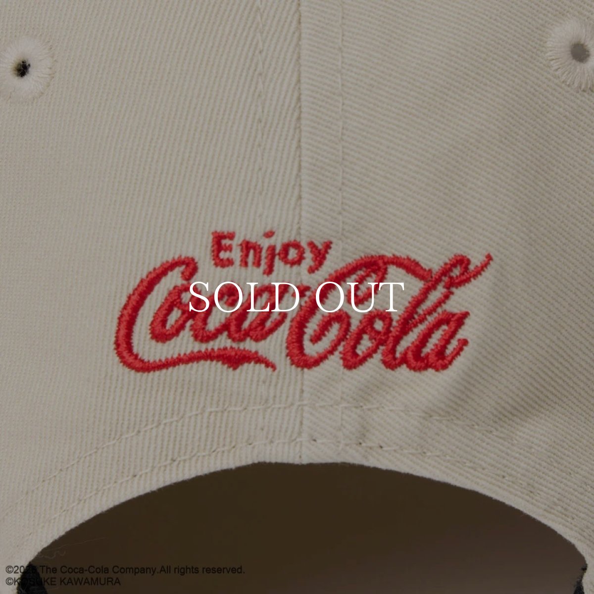 画像9: NEW ERA  9TWENTY Coca-Cola designed by Kosuke Kawamura コカ・コーラ クロームホワイト (9)