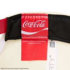 画像9: NEW ERA  9FORTY Coca-Cola コカ・コーラ クロームホワイト/スカーレット (9)