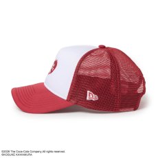 画像2: NEW ERA  9FORTY A-Frame トラッカー Coca-Cola designed by Kosuke Kawamura コカ・コーラ ホワイト/スカーレット (2)