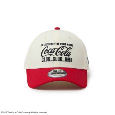 画像3: NEW ERA  9FORTY Coca-Cola コカ・コーラ クロームホワイト/スカーレット (3)