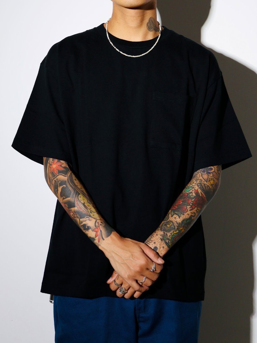 画像5: MINEDENIM  FASHION IS LANGUAGE Crewneck Pocket Tee (5)