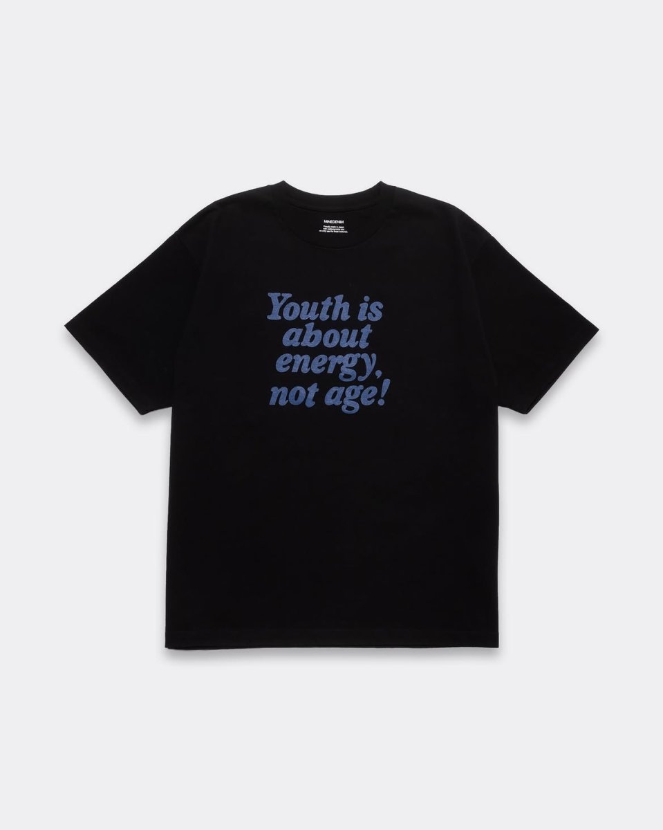 画像1: MINEDENIM  Youth is about energy Crewneck Tee (1)
