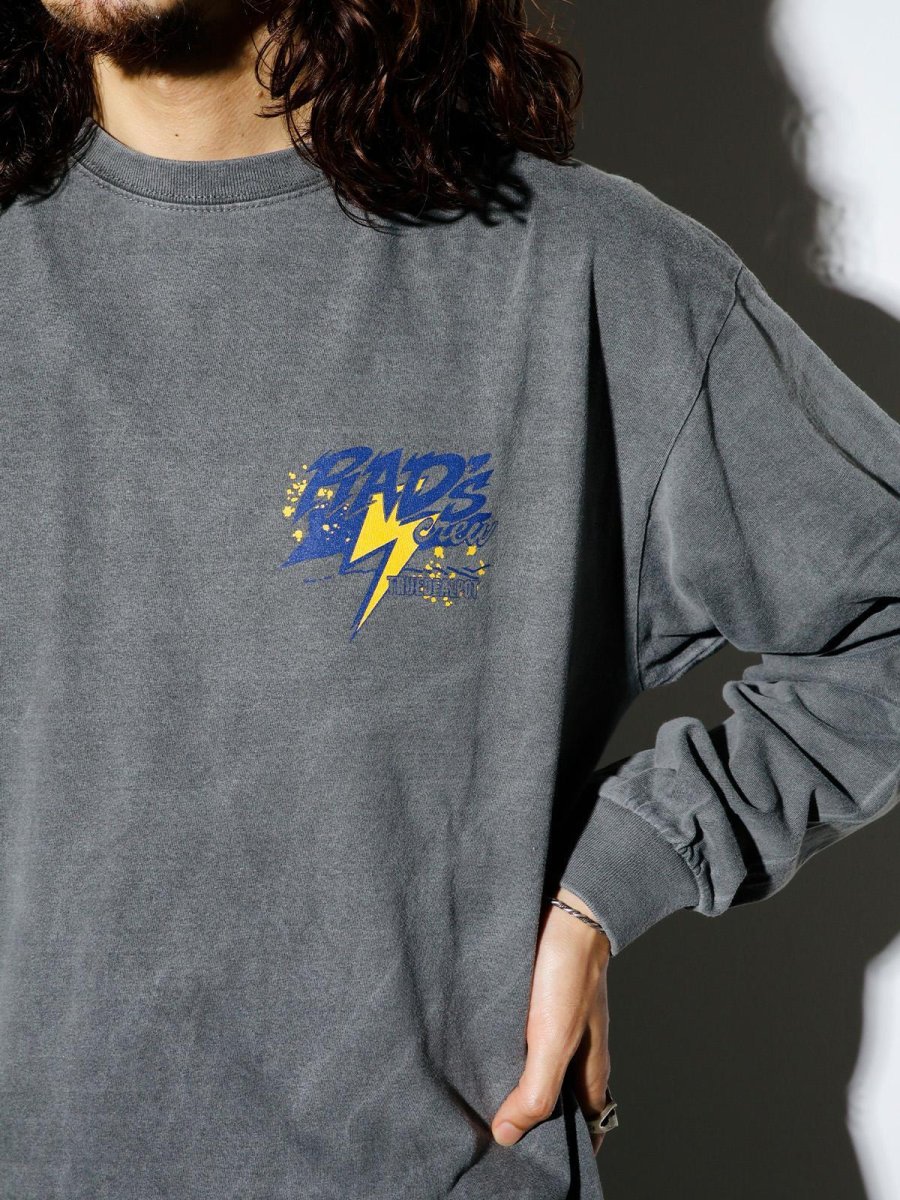 画像4: RADIALL  MUD GUARD - CREW NECK T-SHIRT L/S (4)
