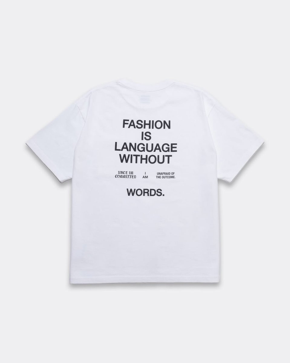 画像6: MINEDENIM  FASHION IS LANGUAGE Crewneck Pocket Tee (6)