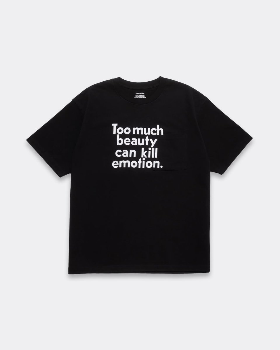 画像1: MINEDENIM  Too much beauty Crewneck Pocket Tee (1)
