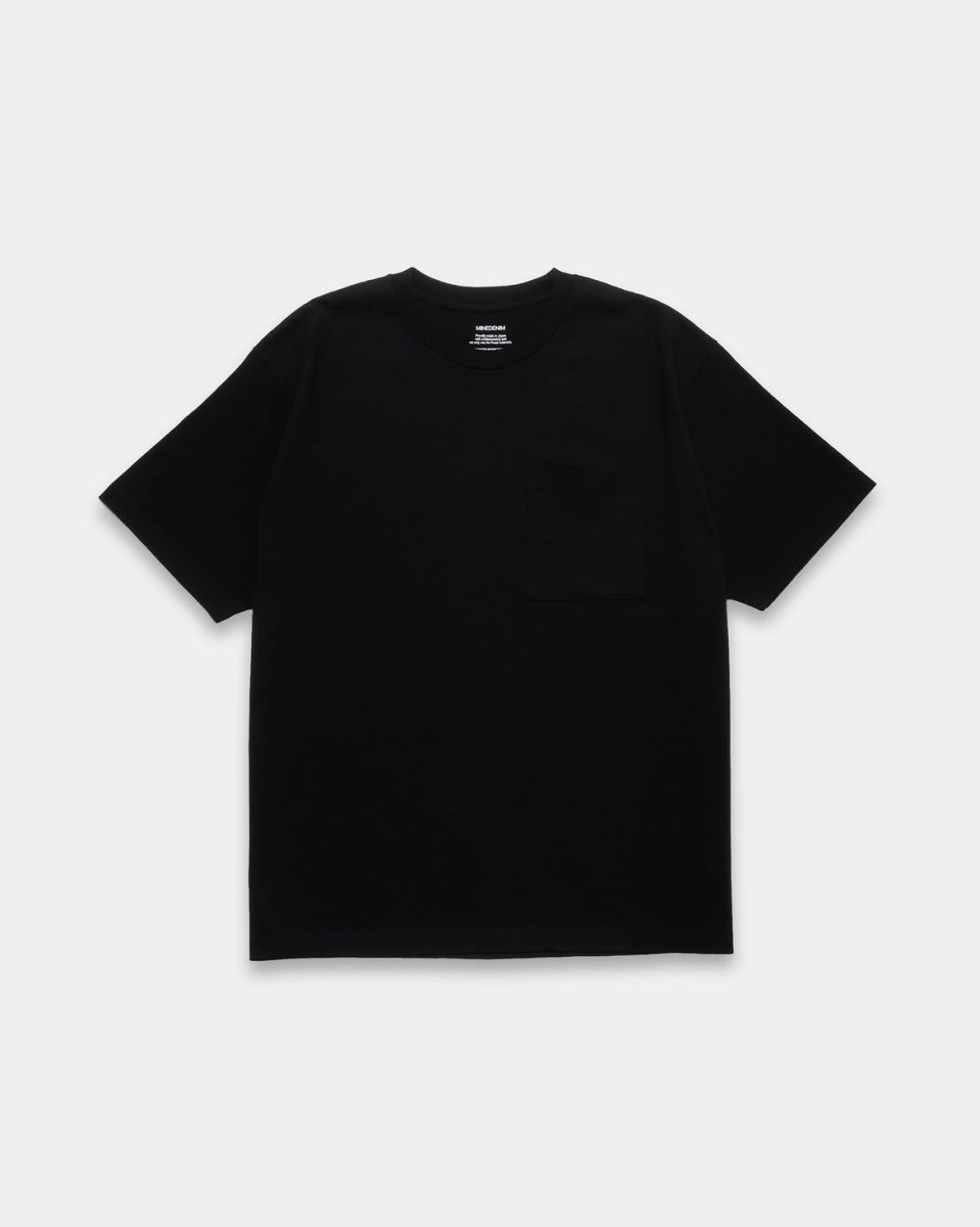 画像2: MINEDENIM  FASHION IS LANGUAGE Crewneck Pocket Tee (2)