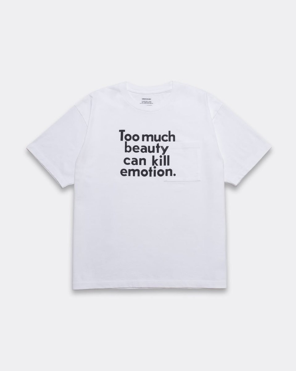画像6: MINEDENIM  Too much beauty Crewneck Pocket Tee (6)