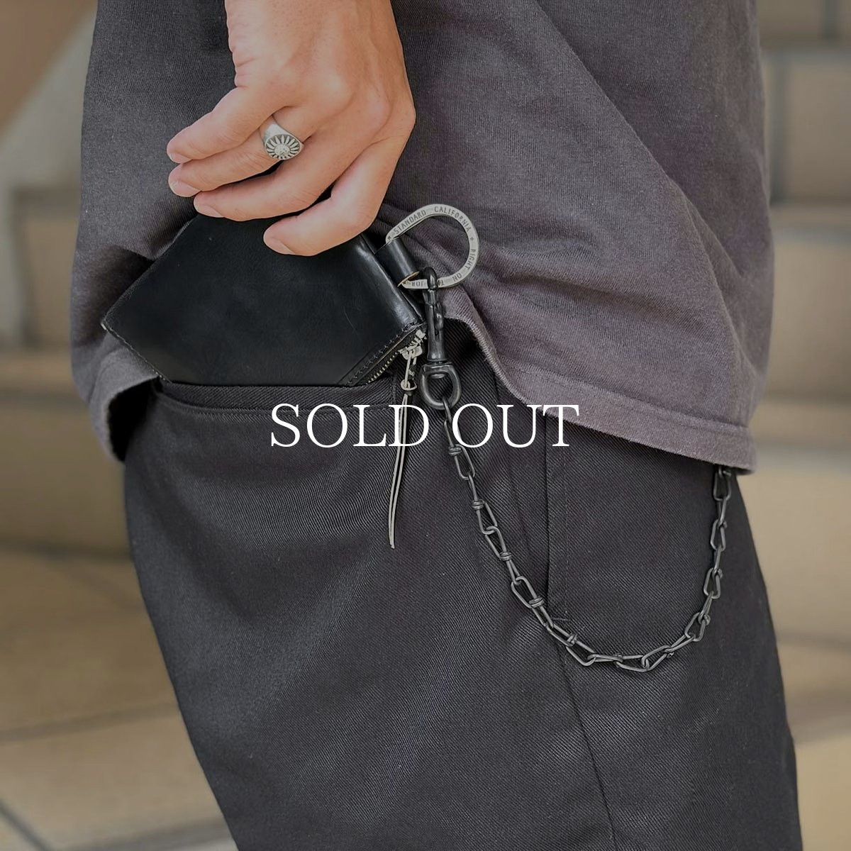 画像9: STANDARD CALIFORNIA  Button Works / SD Leather Wallet (9)