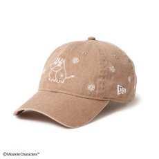 画像1: NEW ERA  9TWENTY Moomin Flower ムーミン スノークのおじょうさん イタリアンウォッシュ カーキ (1)