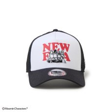 画像2: NEW ERA  9FORTY A-Frame トラッカー Moomin Music ホワイト/ネイビー (2)