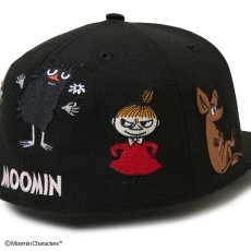 画像9: NEW ERA  59FIFTY Moomin キャラAll Over ブラック (9)