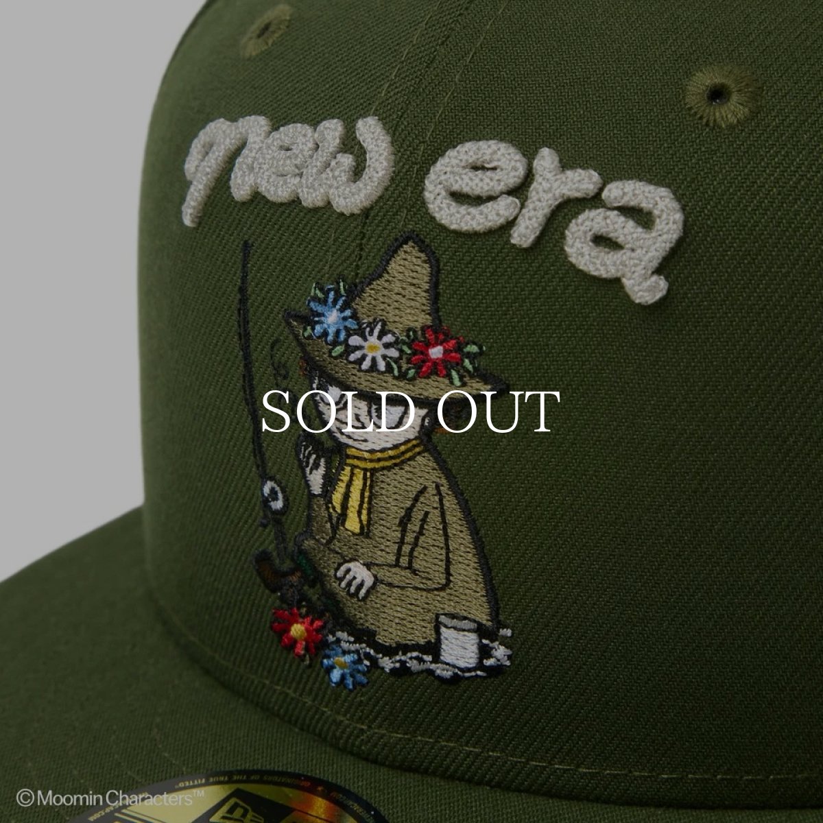 画像3: NEW ERA  59FIFTY Moomin スナフキン チャーム ライフルグリーン (3)