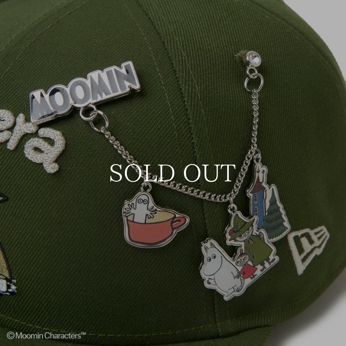 画像4: NEW ERA  59FIFTY Moomin スナフキン チャーム ライフルグリーン (4)