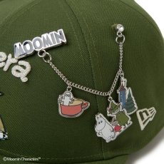 画像4: NEW ERA  59FIFTY Moomin スナフキン チャーム ライフルグリーン (4)