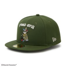 画像2: NEW ERA  59FIFTY Moomin スナフキン チャーム ライフルグリーン (2)