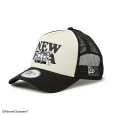 画像1: NEW ERA  9FORTY A-Frame トラッカー Moomin Music クロームホワイト/ブラック (1)