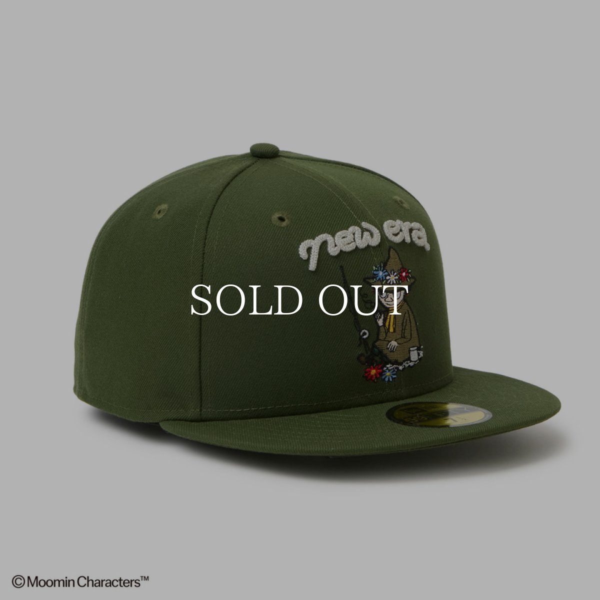 画像8: NEW ERA  59FIFTY Moomin スナフキン チャーム ライフルグリーン (8)