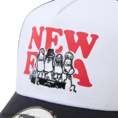 画像8: NEW ERA  9FORTY A-Frame トラッカー Moomin Music ホワイト/ネイビー (8)