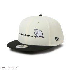 画像1: NEW ERA  9FIFTY Moomin Drawing ムーミン クロームホワイト/ブラック (1)