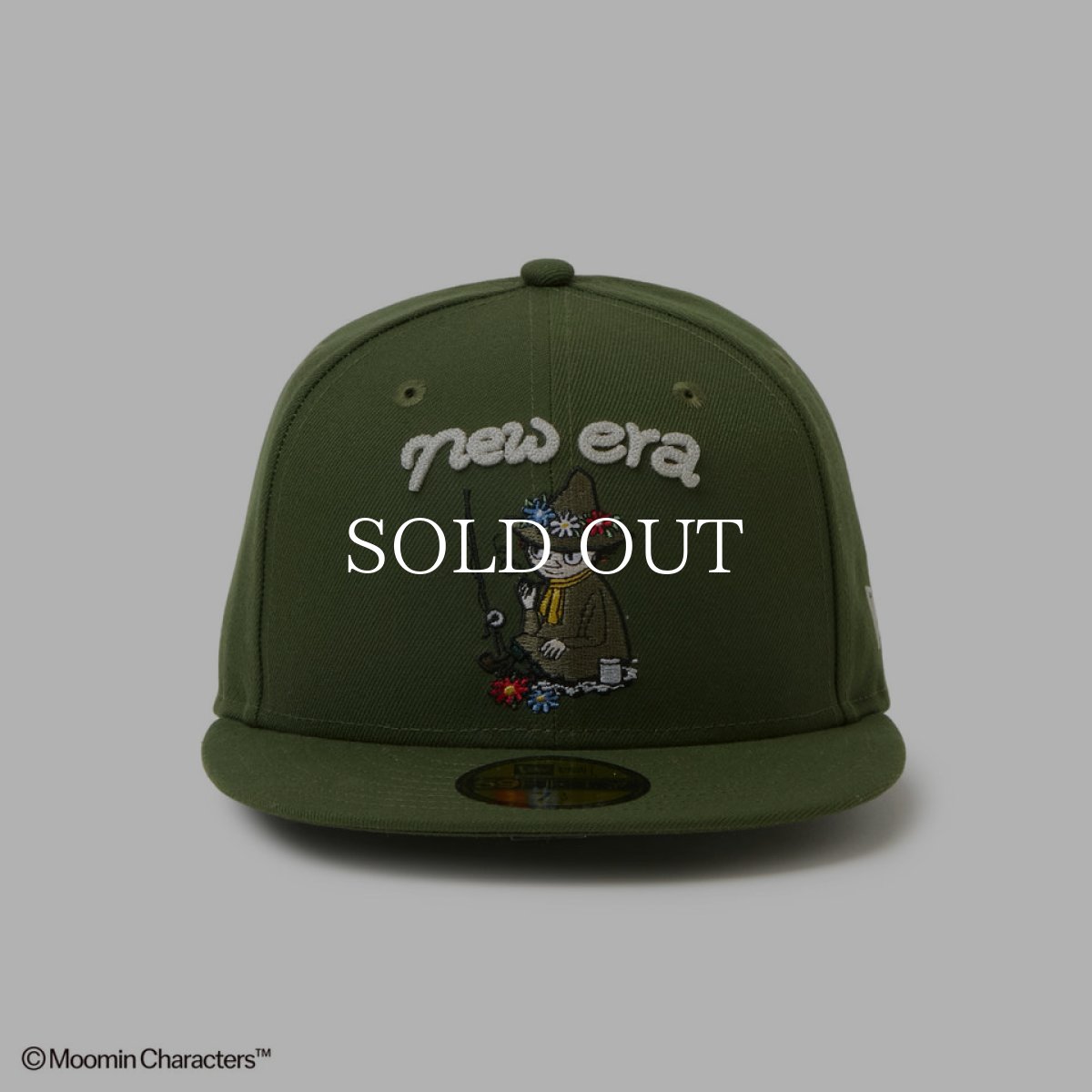 画像5: NEW ERA  59FIFTY Moomin スナフキン チャーム ライフルグリーン (5)