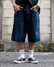 画像3: ANACHRONORM  FRONT YORK DENIM SHORTS INDIGO (3)