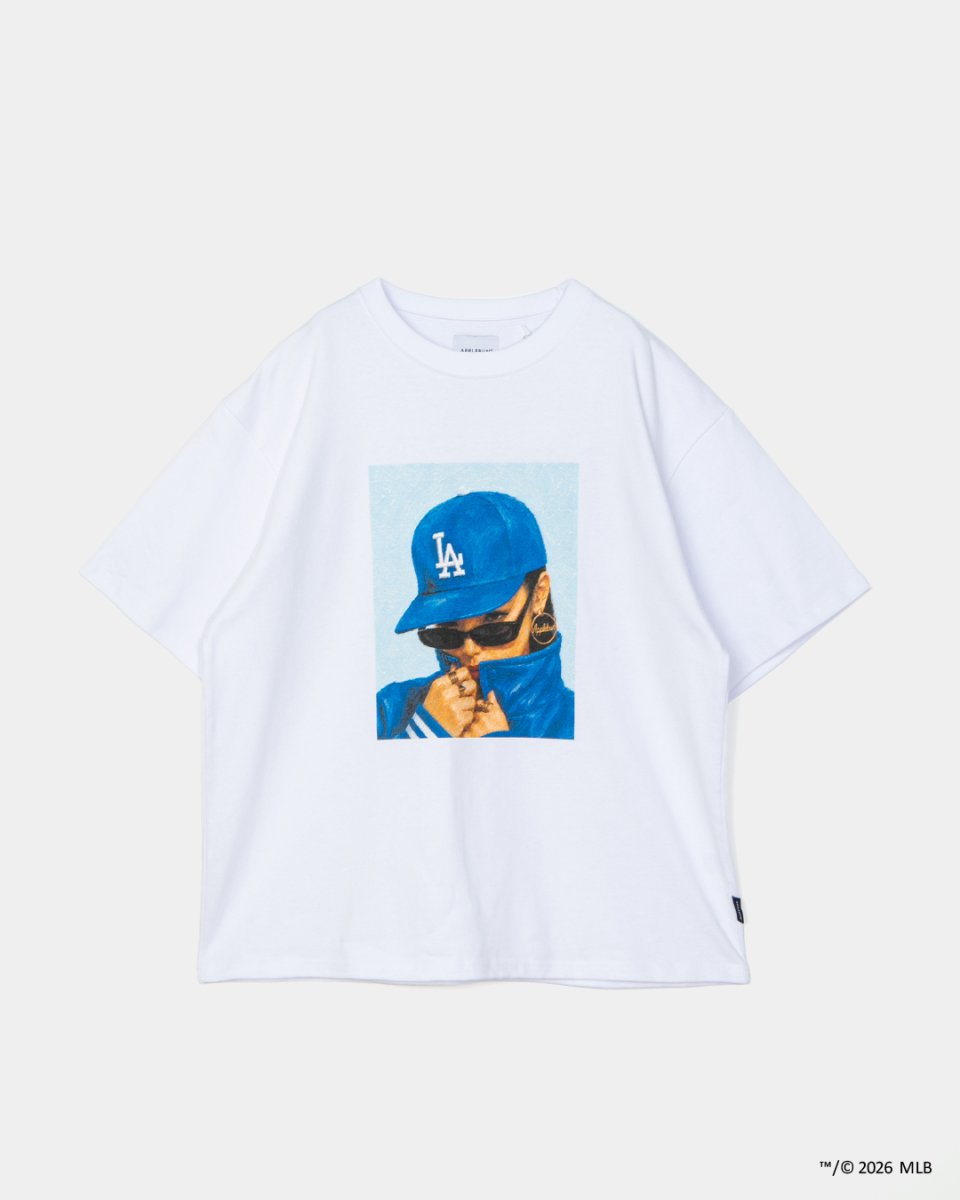 画像1: APPLEBUM  “DODGERS GIRL” T-shirt (1)