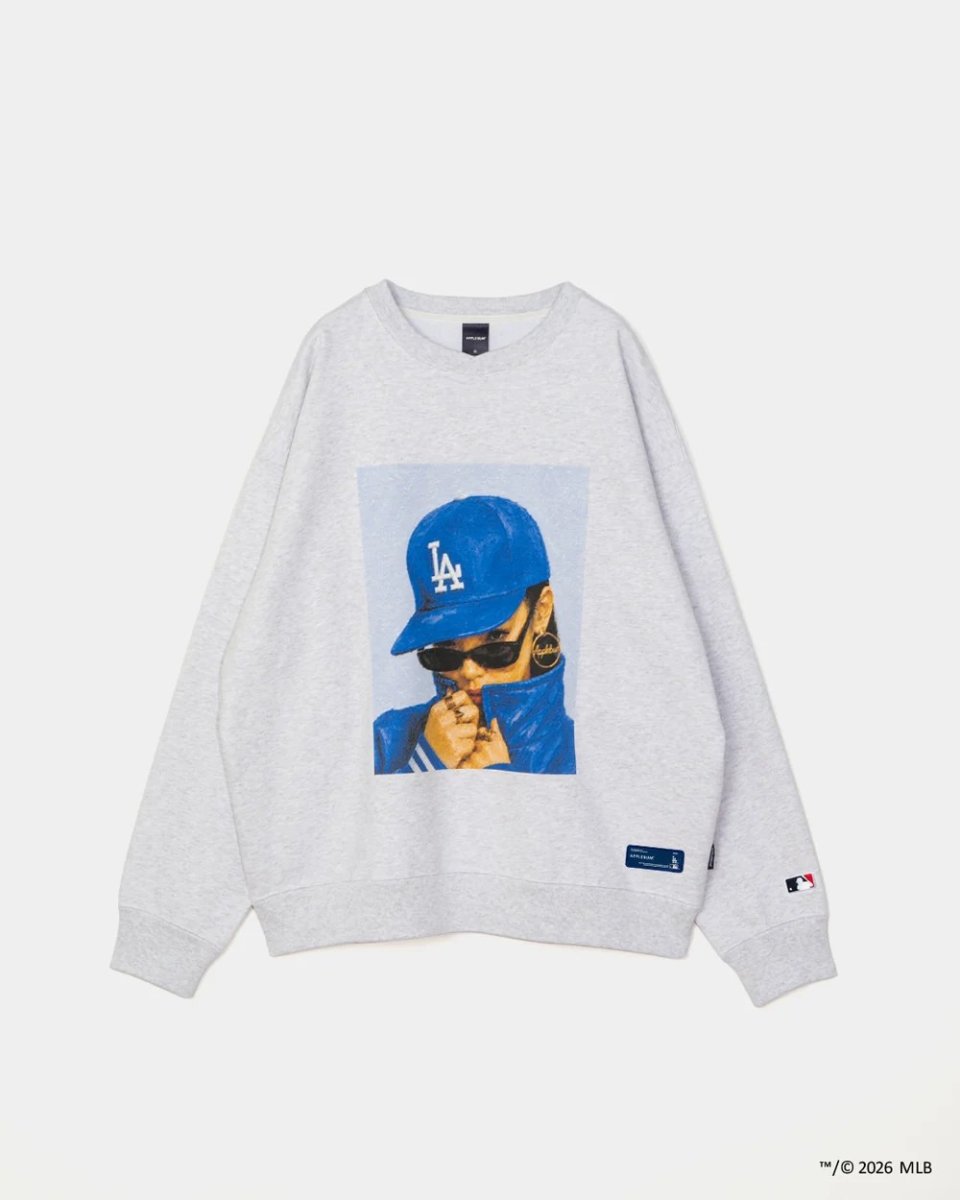 画像1: APPLEBUM  “DODGERS GIRL” Crew Sweat (1)