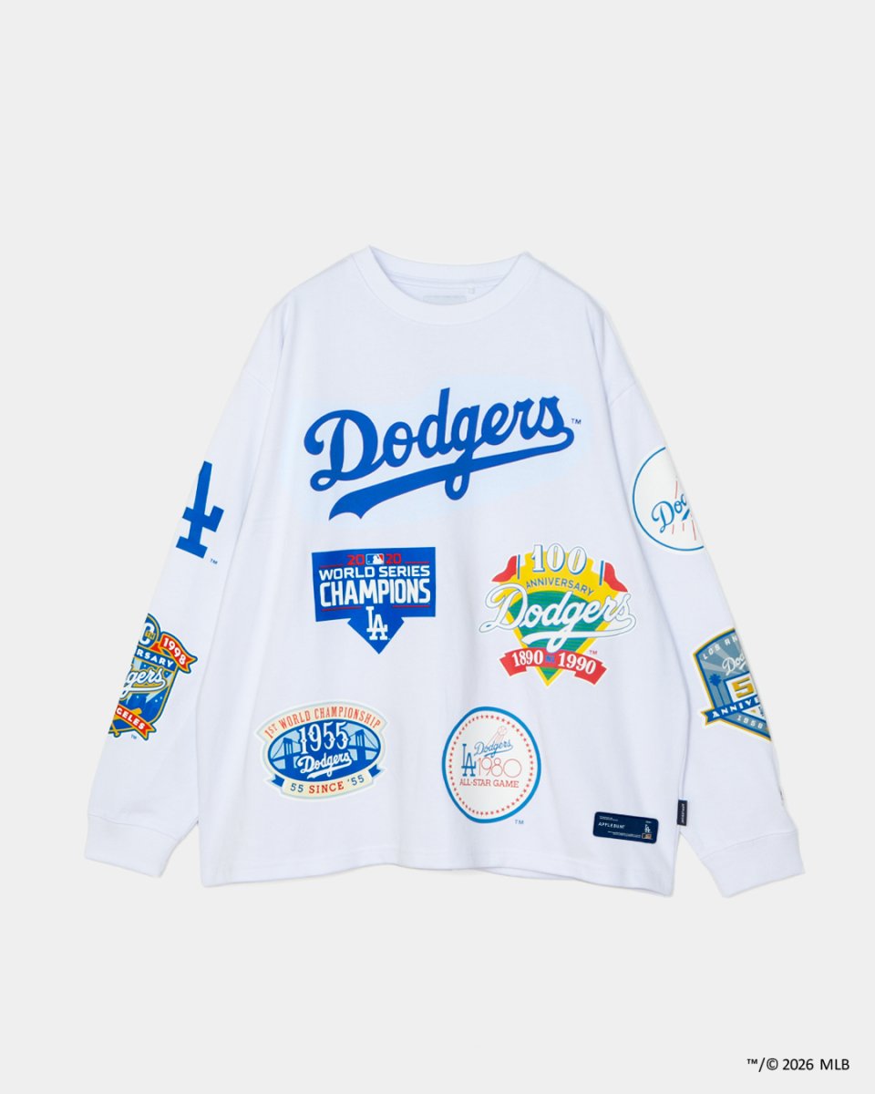 画像1: APPLEBUM  “LA Dodgers” Wappen L/S T-shirt (1)