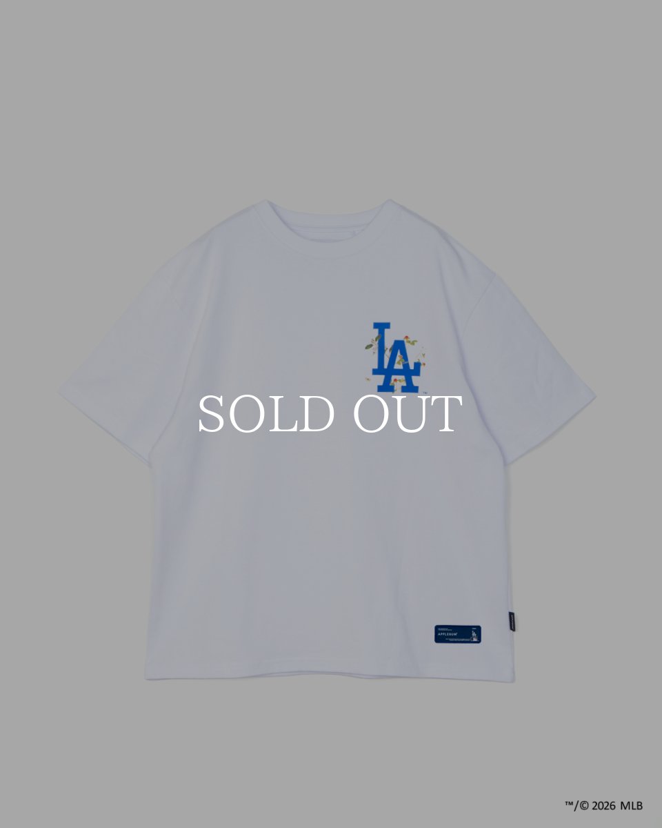 画像1: APPLEBUM  “LA Dodgers” Leaf Logo T-shirt (1)