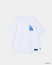 画像1: APPLEBUM  “LA Dodgers” Leaf Logo T-shirt (1)