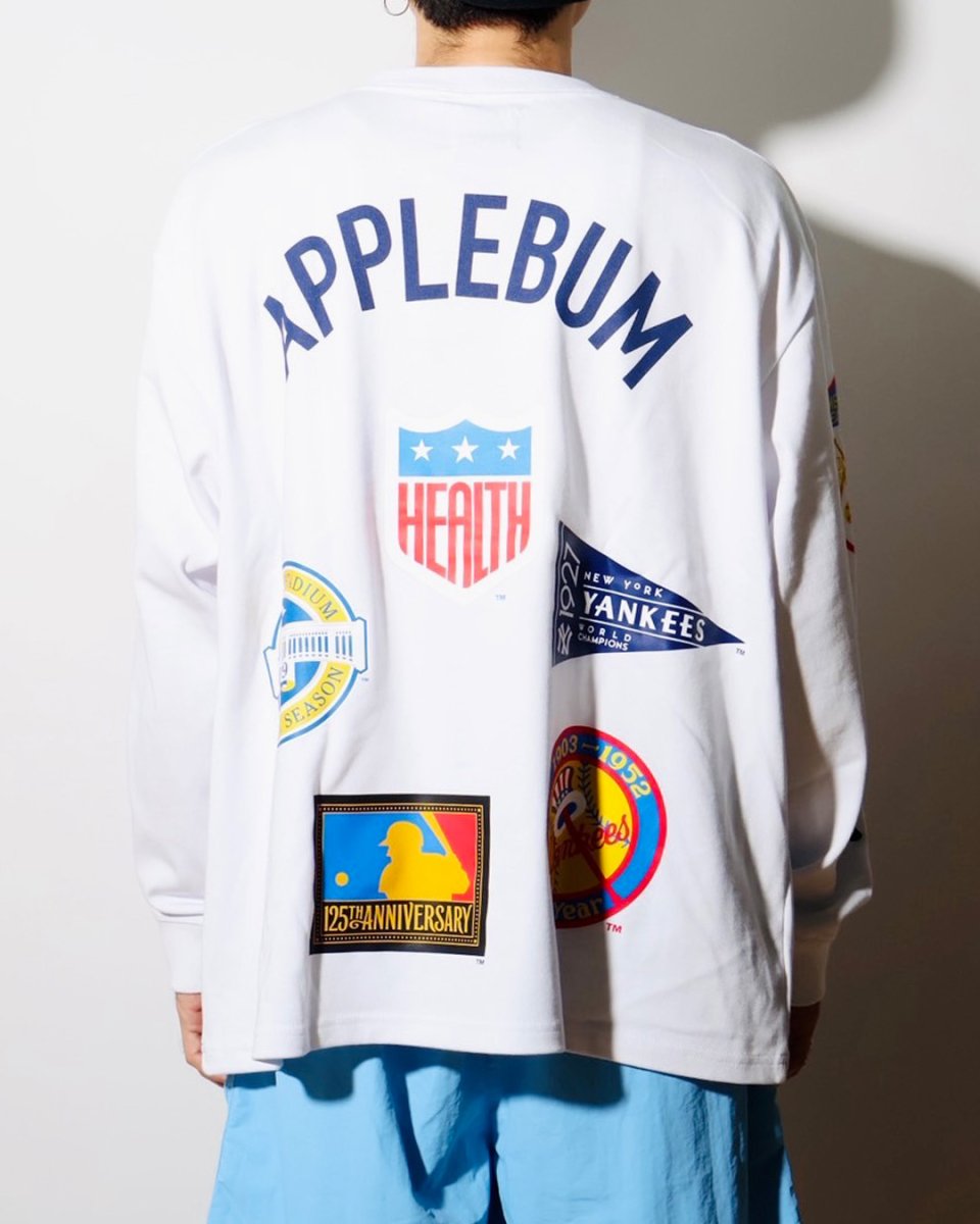 画像4: APPLEBUM "New York Yankees" Wappen L/S T-shirt (4)