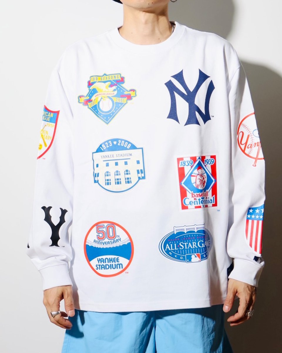 画像3: APPLEBUM "New York Yankees" Wappen L/S T-shirt (3)