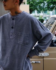 画像4: ANACHRONORM  PIGMENT THERMAL HENLEY NECK L/S T-S (4)