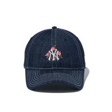 画像8: NEW ERA  9FORTY アンストラクチャード Flower ニューヨーク・ヤンキース デニム (8)