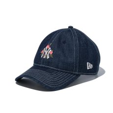 画像5: NEW ERA  9FORTY アンストラクチャード Flower ニューヨーク・ヤンキース デニム (5)