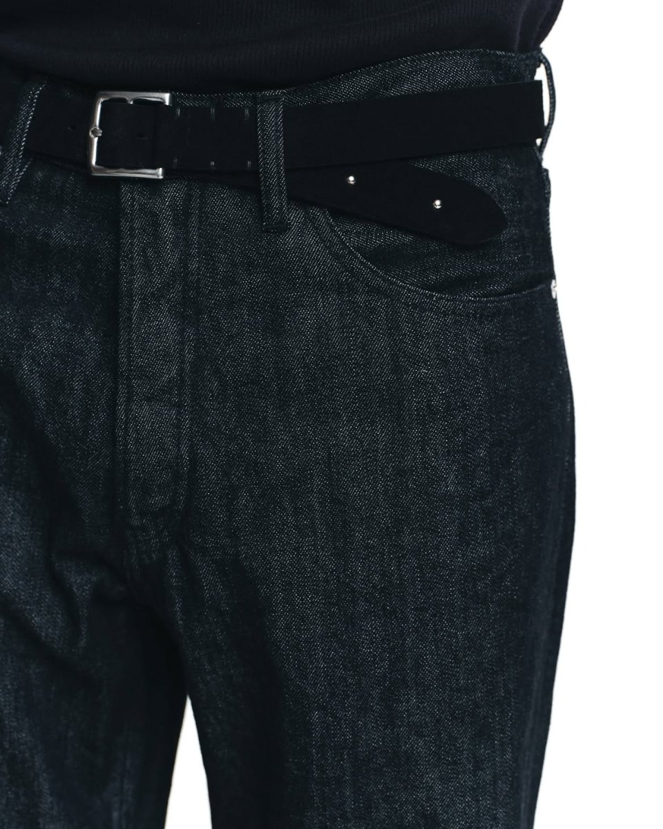 画像2: MINEDENIM  Thick Velour Blade-tip Studs Belt (2)