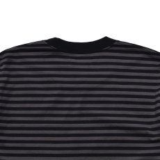 画像12: MINEDENIM  Overdye Border Crewneck Tee (12)