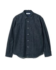 画像1: nonnative  RANCHER L/S SHIRT COTTON 11oz DENIM OW (1)