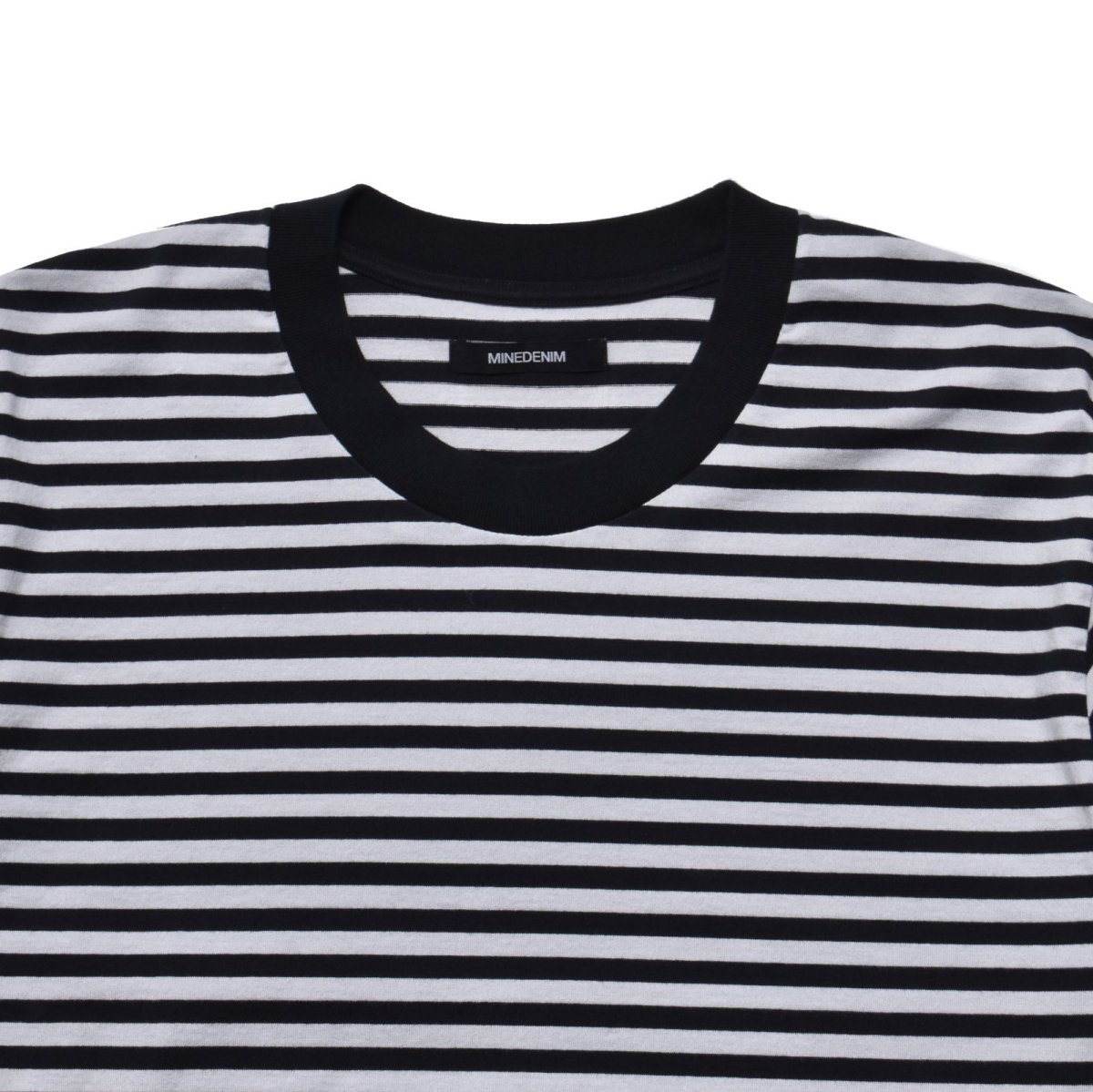 画像5: MINEDENIM  Overdye Border Crewneck Tee (5)