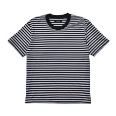 画像1: MINEDENIM  Overdye Border Crewneck Tee (1)